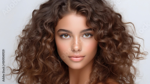 portrait of a brown-haired girl