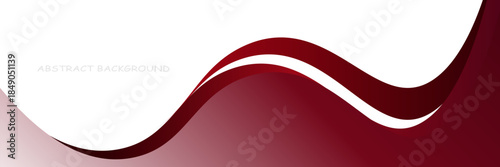 Abstract 3D Background of soft Waves in ruby Colors. Elegant Wallpaper. vector illustration