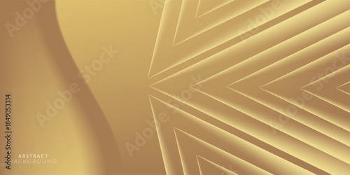 An abstract background using warm gold and beige tones. The design consists of diagonal lines and shapes that create a sense of dimension and detail.