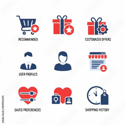 Set of E-commerce and Online Shopping Icons.