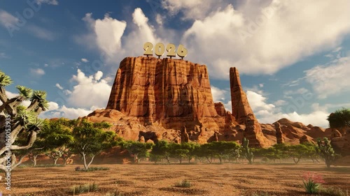 2026 Monument on a Red Rock Butte