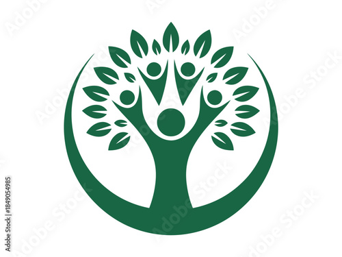 Green Tree Family Unity Logo