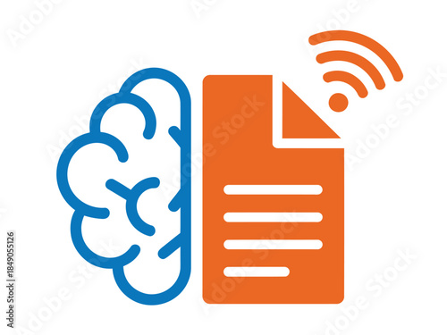 Brain Connected to Document Sharing