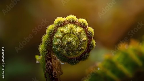 close up of fern