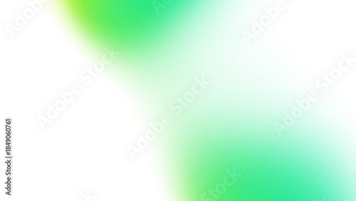 Transparent retro glowing green gradient background with noise and grainy texture