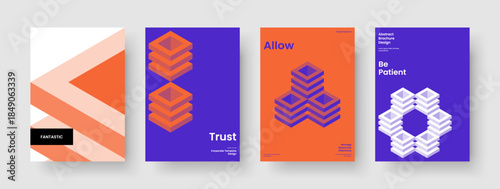 Geometric Book Cover Layout. Abstract Brochure Design. Isolated Business Presentation Template. Banner. Flyer. Report. Background. Poster. Advertising. Leaflet. Newsletter. Journal. Brand Identity