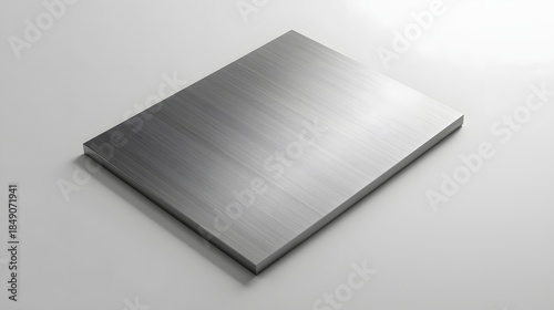 brushed metal plate