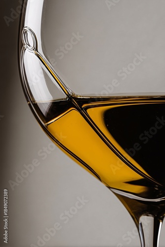 close up glass of whisky glass