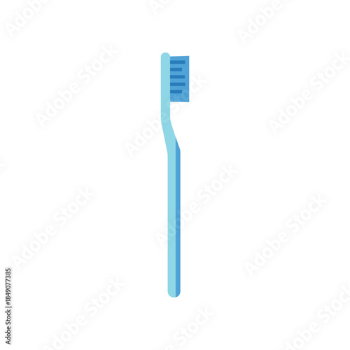 Blue Toothbrush for Oral Hygiene and Dental Care.
