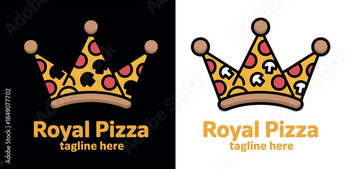 Royal Pizza Logo Design Concept