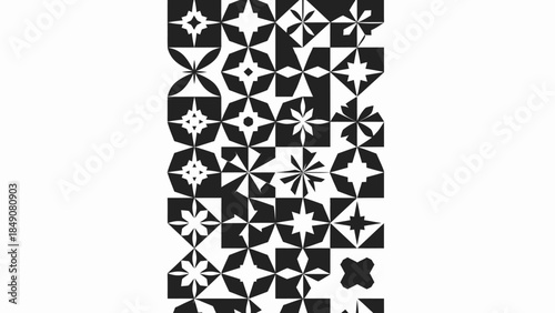 Vintage black floral seamless pattern featuring a vector lace ornament design for elegant textile wallpaper and fabric tile illustration