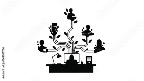 Connecting people and ideas through a central hub of technology and growth.