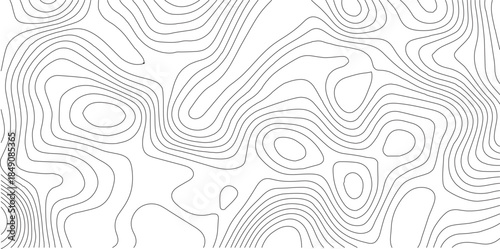 Abstract Topographic background. Geographic line map. Wavy pattern design. Paper texture imitation of a geographical map shades. Vector illustration.	