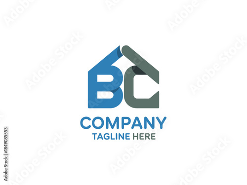 Modern BC Company Logo Design