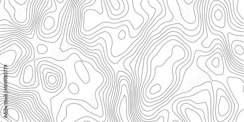 Abstract Topographic background. Geographic line map. Wavy pattern design. Paper texture imitation of a geographical map shades. Vector illustration.	