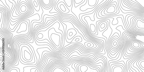 Abstract Topographic background. Geographic line map. Wavy pattern design. Paper texture imitation of a geographical map shades. Vector illustration.	