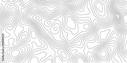 Abstract Topographic background. Geographic line map. Wavy pattern design. Paper texture imitation of a geographical map shades. Vector illustration.	