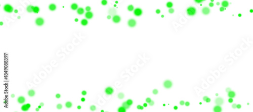 Green bokeh PNG. Soft blurred green bokeh light glow on transparent background. 