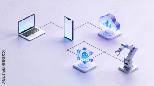 Connected tech devices and cloud