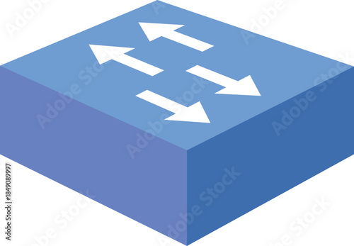 blue and white arrow vector illustration, vector colorful design, box colorful drawing design