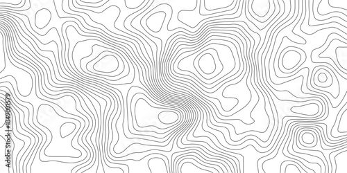 Abstract Topographic background. Geographic line map. Wavy pattern design. Paper texture imitation of a geographical map shades. Vector illustration.	