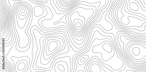 Abstract Topographic background. Geographic line map. Wavy pattern design. Paper texture imitation of a geographical map shades. Vector illustration.	