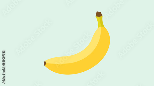 Fresh Yellow Banana on Light Background for Nutrition and Food Content