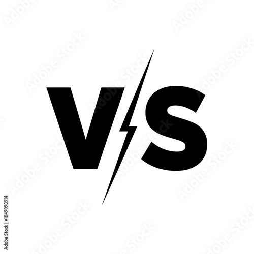 VS Versus Icon – Competition Battle Symbol for Comparison, Sports & Match Design