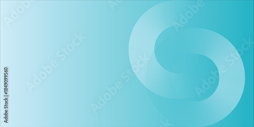Abstract Teal Circular Swirl Background With Concentric Rings For Modern Graphic Design