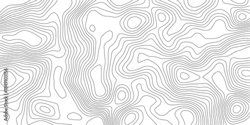 Topographic map background. Grid map. Vector illustration .Creative design with textured Background of geographic grid for hiking and mountain sport. 