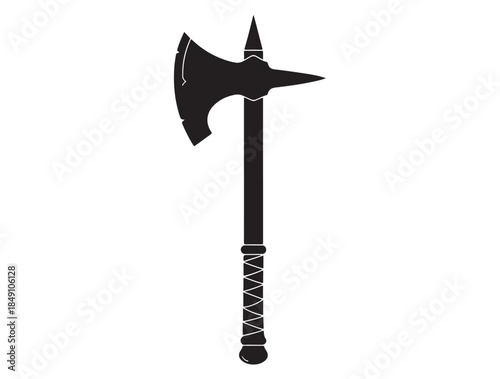 Axe in silhoette.