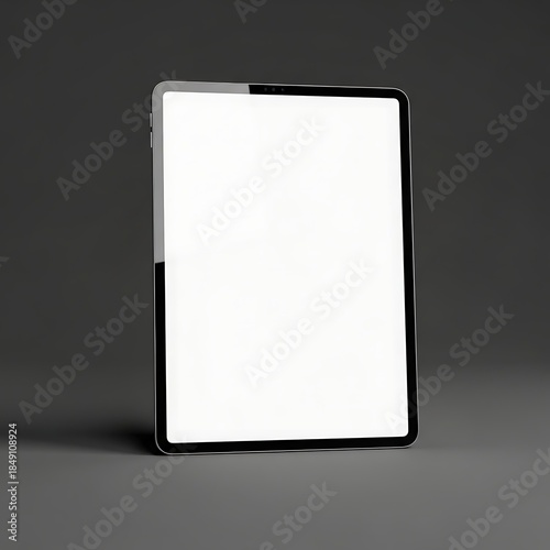 Modern Tablet Device on Transparent Background Mockup