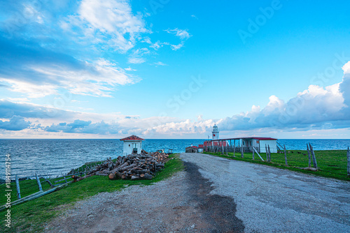 The scenic views of the İnceburun Lighthouse (Turkish: İnceburun Feneri) is an active lighthouse on the Black Sea coast, which was constructed in 1863 on İnceburun, on the cliffs of the northernmost p