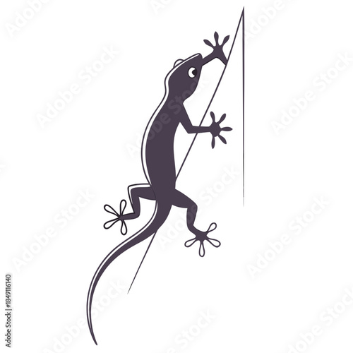 Gecko climbing wall