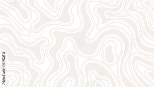 Abstract wavy lines background in soft neutral tones