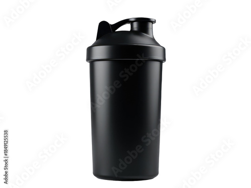 Wallpaper Mural A close-up of a black shaker bottle with a black lid Torontodigital.ca