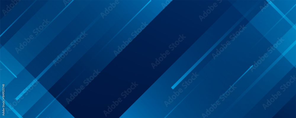 Obraz premium modern blue abstract background with elegant bright diagonal lines