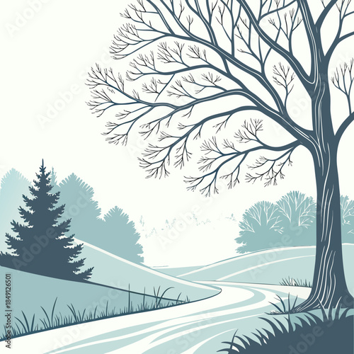 Ice Texture Background In Winter Tones