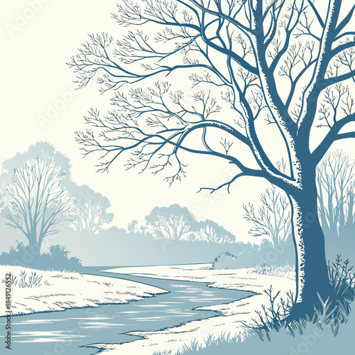 Ice Texture Background In Winter Tones