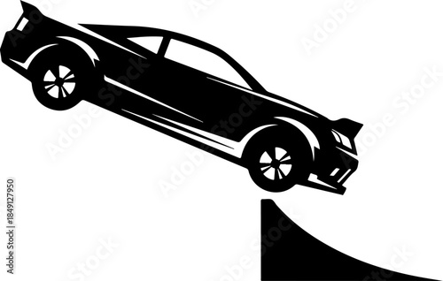 Classic 1930s Luxury Sedan Vintage Automobile Illustration