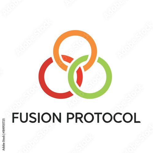 Modern Fusion Protocol logo featuring three interlocking colorful circles