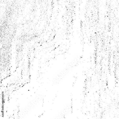 Abstract vector noise. Small particles of debris and dust. Distressed uneven background. Grunge with fine grains isolated on white background. Vector illustration. EPS10.