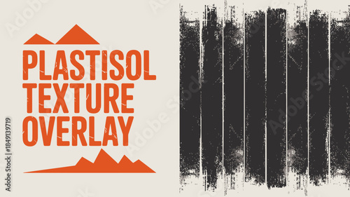 Plastisol Texture Overlay for Design and Printing