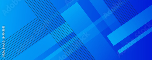 Geometric blue abstract background with dynamic shapes composition. Modern and stylish design, perfect for posters, banners, digital artwork, presentations, websites, and branding projects.