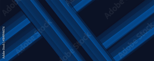 Dark blue modern business abstract background. Vector illustration design for presentation, banner, cover, web, flyer, card, poster, wallpaper, texture, slide, magazine, and powerpoint
