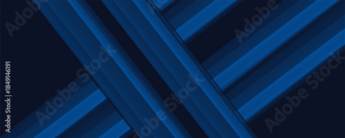 Dark blue modern business abstract background. Vector illustration design for presentation, banner, cover, web, flyer, card, poster, wallpaper, texture, slide, magazine, and powerpoint