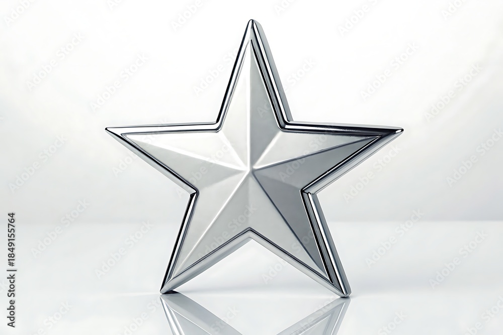 Obraz premium star isolated on white background