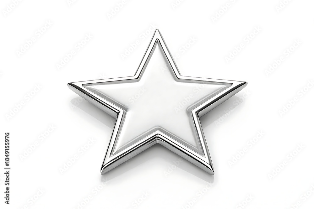 Obraz premium star isolated on white background