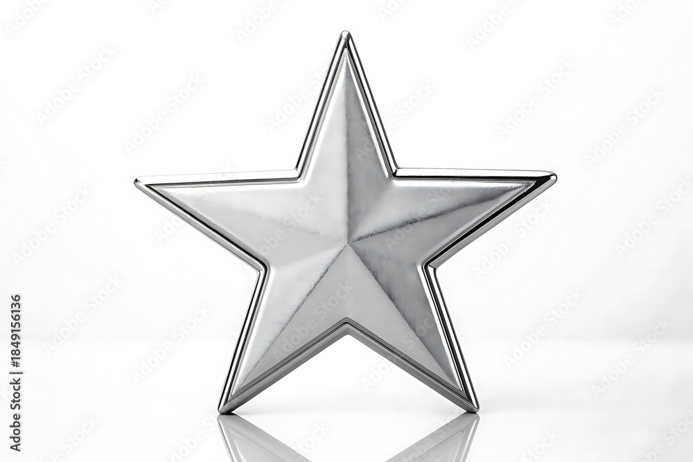 Obraz premium star isolated on white background