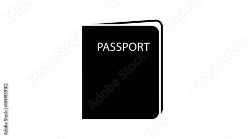 Simple Visual Representation of a Travel Document Inspired by a Classic Passport Design